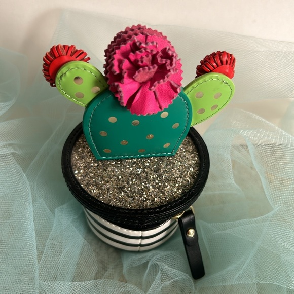 New Kate Spade 3D Cactus Coin Purse NWOT - Picture 5 of 8